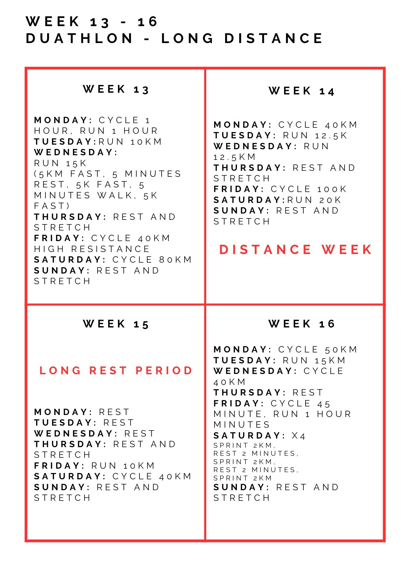 Duathlon - Long Distance